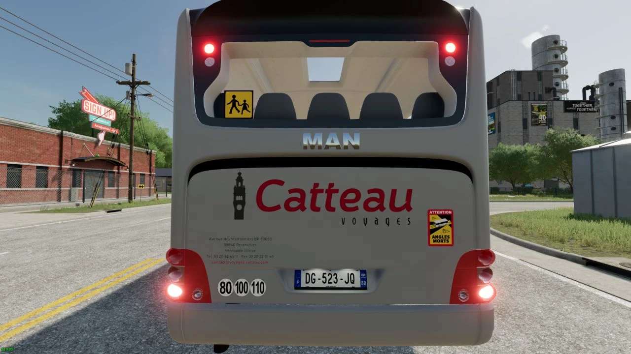 Man Intercity Catteau Voyages 59 V1 0 0 0 FS22 Mod Farming