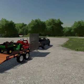 Lawncare Trailer V Fs Mod Farming Simulator Mod