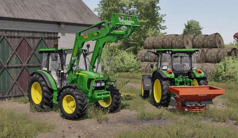 John Deere 5R Eenvoudige IC V1 0 0 0 FS25 Mod FS22 Mod