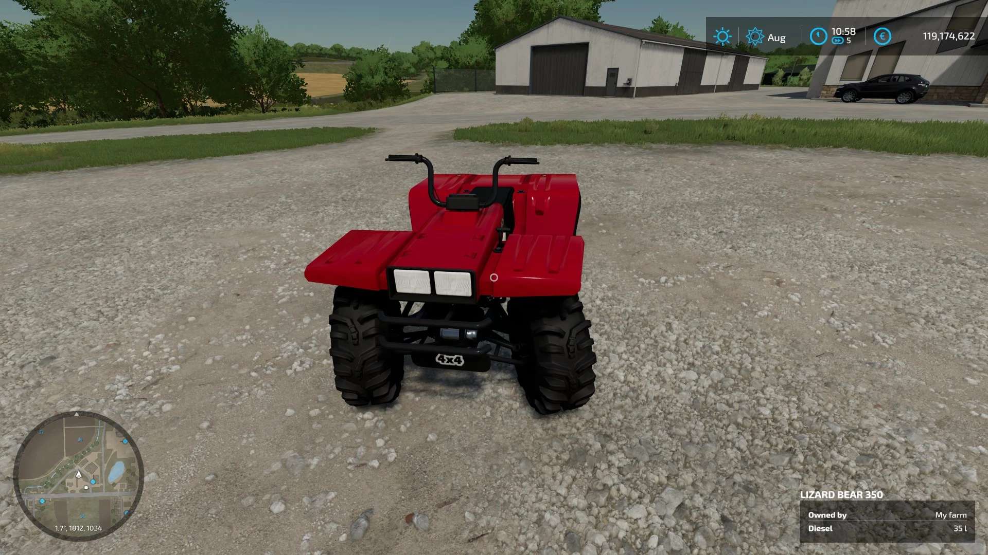 Lizard Quad Bear 350 V100 Fs22 Mod Farming Simulator 22 Mod 4130