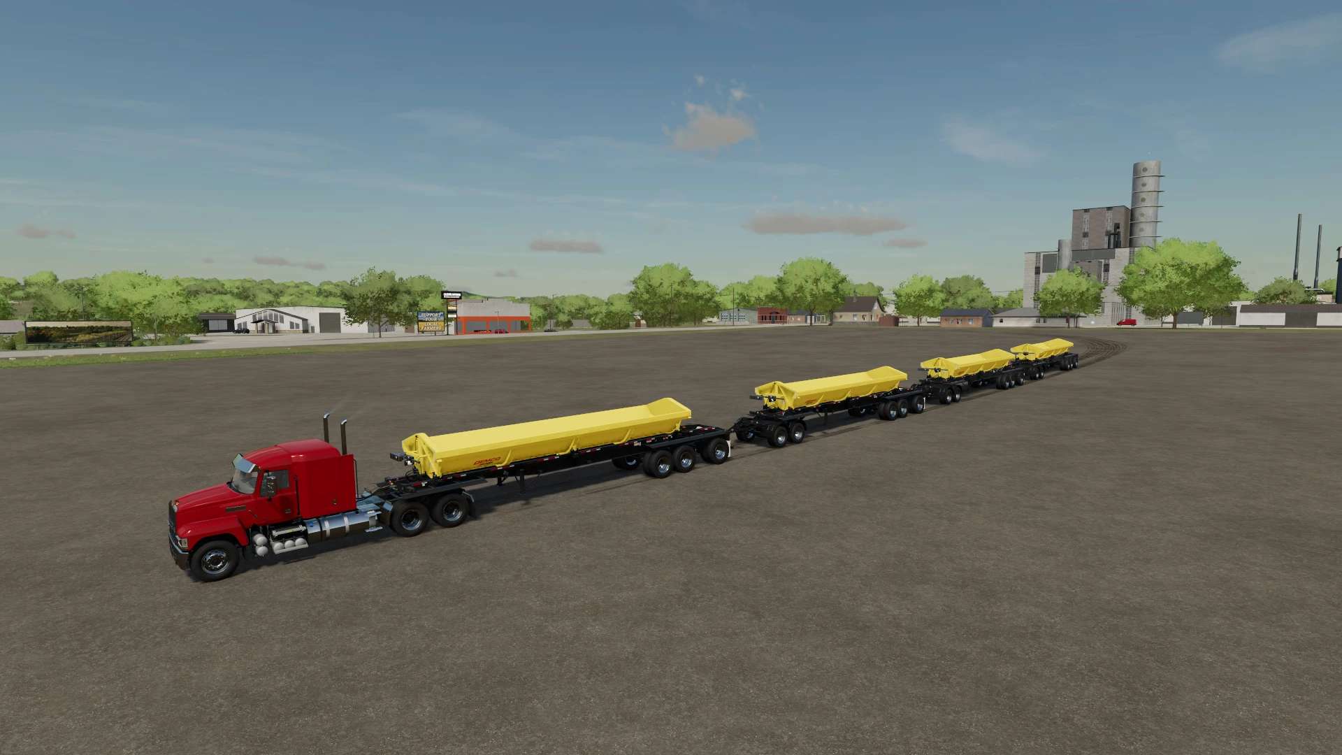 Demco Side Dump Road Train Edition V10 Fs22 Mod Farming Simulator 22 Mod 4479