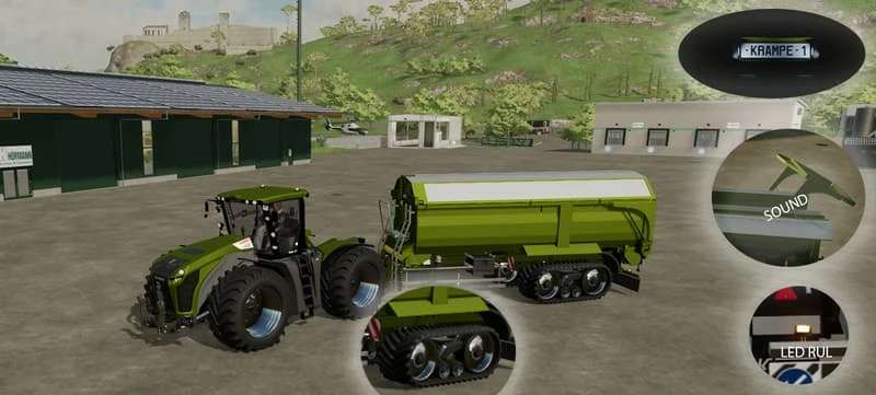 Krampe Bandit 750 Terra Trac V1005 Fs22 Mod Farming Simulator 22 Mod 4195