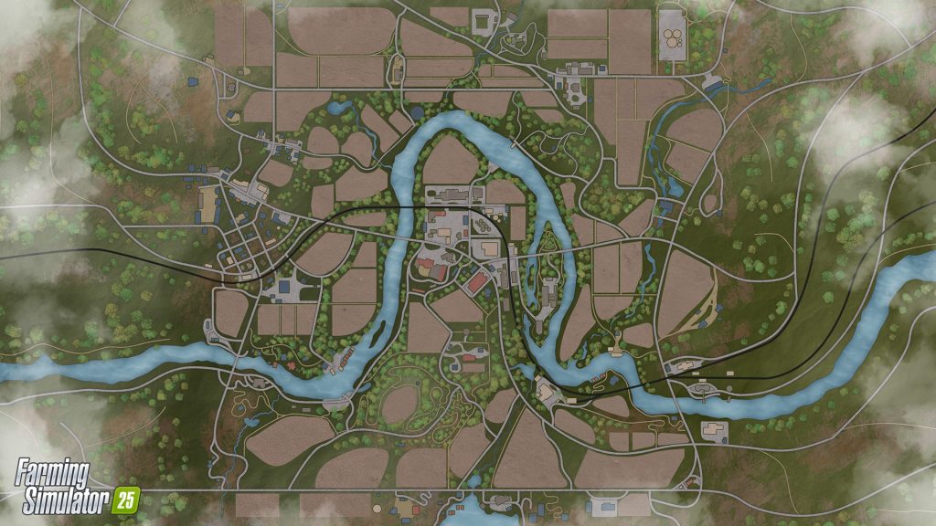 Riverbend Springs: een nieuwe boerderij in FS25 